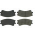 102.09570 by CENTRIC - C-Tek Semi-Metallic Brake Pads with Shims