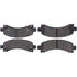 102.09741 by CENTRIC - C-Tek Semi-Metallic Brake Pads with Shims