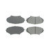 102.10090 by CENTRIC - C-Tek Semi-Metallic Brake Pads with Shims