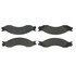 102.10100 by CENTRIC - C-Tek Semi-Metallic Brake Pads with Shims