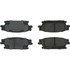 102.10200 by CENTRIC - C-Tek Semi-Metallic Brake Pads with Shims