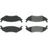 102.10460 by CENTRIC - C-Tek Semi-Metallic Brake Pads with Shims