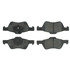 102.10470 by CENTRIC - C-Tek Semi-Metallic Brake Pads with Shims