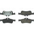 102.10600 by CENTRIC - C-Tek Semi-Metallic Brake Pads with Shims