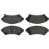 102.10760 by CENTRIC - C-Tek Semi-Metallic Brake Pads with Shims