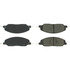 102.10810 by CENTRIC - C-Tek Semi-Metallic Brake Pads with Shims