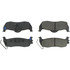 102.10870 by CENTRIC - C-Tek Semi-Metallic Brake Pads with Shims