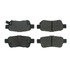 102.10880 by CENTRIC - C-Tek Semi-Metallic Brake Pads with Shims