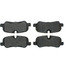 102.10990 by CENTRIC - C-Tek Semi-Metallic Brake Pads with Shims