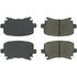 102.11080 by CENTRIC - C-Tek Semi-Metallic Brake Pads with Shims