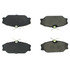 102.11450 by CENTRIC - C-Tek Semi-Metallic Brake Pads with Shims