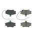 102.11460 by CENTRIC - C-Tek Semi-Metallic Brake Pads with Shims