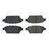 102.11610 by CENTRIC - C-Tek Semi-Metallic Brake Pads with Shims