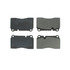 102.11650 by CENTRIC - C-Tek Semi-Metallic Brake Pads with Shims