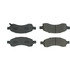 102.11691 by CENTRIC - C-Tek Semi-Metallic Brake Pads with Shims