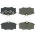 102.11730 by CENTRIC - C-Tek Semi-Metallic Brake Pads with Shims