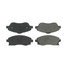 102.11760 by CENTRIC - C-Tek Semi-Metallic Brake Pads with Shims