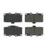 102.11820 by CENTRIC - C-Tek Semi-Metallic Brake Pads with Shims