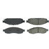 102.11830 by CENTRIC - C-Tek Semi-Metallic Brake Pads with Shims