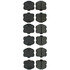 102.11850 by CENTRIC - C-Tek Semi-Metallic Brake Pads with Shims
