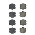 102.11851 by CENTRIC - C-Tek Semi-Metallic Brake Pads with Shims