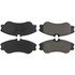 102.11900 by CENTRIC - C-Tek Semi-Metallic Brake Pads with Shims