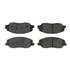 102.12020 by CENTRIC - C-Tek Semi-Metallic Brake Pads with Shims