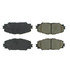 102.12100 by CENTRIC - C-Tek Semi-Metallic Brake Pads with Shims