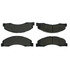 102.13280 by CENTRIC - C-Tek Semi-Metallic Brake Pads with Shims