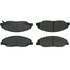 102.13320 by CENTRIC - C-Tek Semi-Metallic Brake Pads with Shims