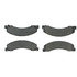 102.13350 by CENTRIC - C-Tek Semi-Metallic Brake Pads with Shims