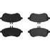 102.13400 by CENTRIC - C-Tek Semi-Metallic Brake Pads with Shims