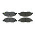 102.13450 by CENTRIC - C-Tek Semi-Metallic Brake Pads with Shims