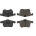 102.12570 by CENTRIC - C-Tek Semi-Metallic Brake Pads with Shims