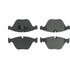 102.12600 by CENTRIC - C-Tek Semi-Metallic Brake Pads with Shims