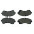 102.12680 by CENTRIC - C-Tek Semi-Metallic Brake Pads with Shims