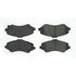 102.12730 by CENTRIC - C-Tek Semi-Metallic Brake Pads with Shims