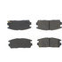 102.12750 by CENTRIC - C-Tek Semi-Metallic Brake Pads with Shims