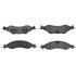 102.12780 by CENTRIC - C-Tek Semi-Metallic Brake Pads with Shims