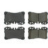 102.12820 by CENTRIC - C-Tek Semi-Metallic Brake Pads with Shims