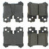 102.12830 by CENTRIC - C-Tek Semi-Metallic Brake Pads with Shims