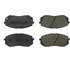 102.12950 by CENTRIC - C-Tek Semi-Metallic Brake Pads with Shims