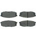 Centric 102.13040 Disc Brake Pad Set C-Tek Semi-Metallic Brake Pads with Shims