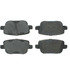 102.13140 by CENTRIC - C-Tek Semi-Metallic Brake Pads with Shims