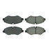 102.13160 by CENTRIC - C-Tek Semi-Metallic Brake Pads with Shims