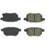 102.13540 by CENTRIC - C-Tek Semi-Metallic Brake Pads with Shims