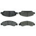 102.13630 by CENTRIC - C-Tek Semi-Metallic Brake Pads with Shims