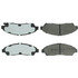 102.13780 by CENTRIC - C-Tek Semi-Metallic Brake Pads with Shims