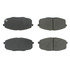 102.13970 by CENTRIC - C-Tek Semi-Metallic Brake Pads with Shims