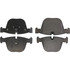 104.09190 by CENTRIC - Posi Quiet Semi-Metallic Brake Pads with Hardware